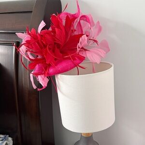 Vibrant Pink and Red Faux Floral Accent